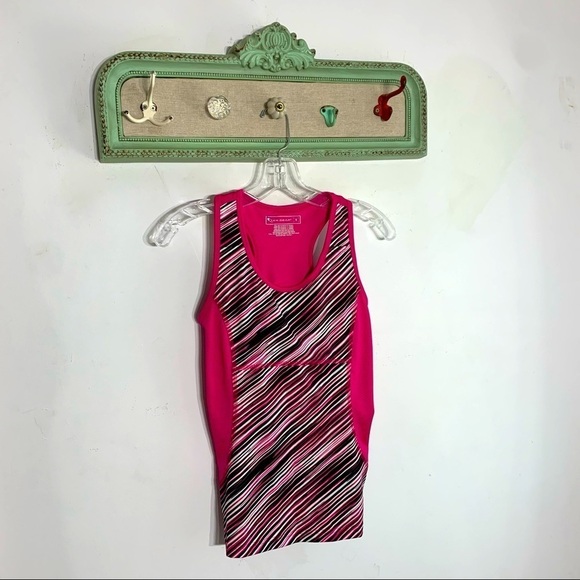 Tek gear pink racer back performance tank top women’s small - Picture 1 of 5